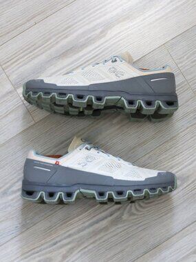 On Cloudventure Trail Running Shoes Women's Aqua Gray Hiking Lightweight Size 8
